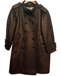 Burberry Wool Coat - Metallic