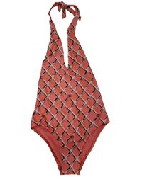 Chanel Einteiliger Badeanzug - Rot