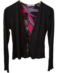 Emilio Pucci \n Black Viscose Knitwear