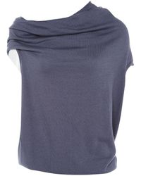 Lanvin Camisa en algodón violeta \N - Azul