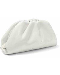 Bottega Veneta Pouch Leder Clutches - Natur