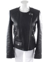 Étoile Isabel Marant Leder Blouson - Schwarz
