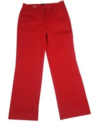 Burberry Trousers - Red