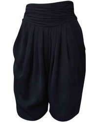 Sandro Shorts Polyester Schwarz