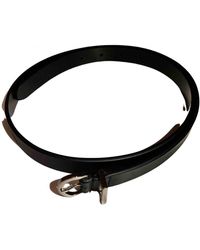 Moncler Ceinture en cuir - Noir
