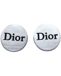 Dior Boutons de manchette en Métal Argenté - Métallisé