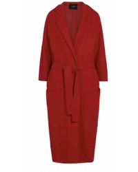Maje Fall Winter 2018 Red Wool Coat
