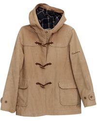 Burberry Velvet Dufflecoat - Natural