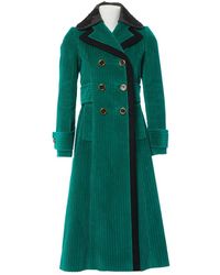Miu Miu Cappotto in cotone verde \N