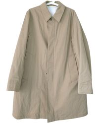 Acne Studios Abrigo en algodón beige - Neutro