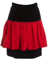 Valentino Samt Röcke - Rot