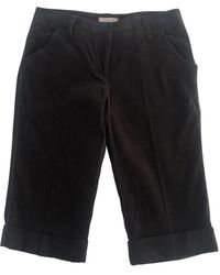 Sandro Brown Cotton Trousers