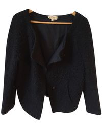 Étoile Isabel Marant Wolle Kurze Jacke - Schwarz