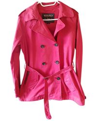 Woolrich Mantel en Coton Rose