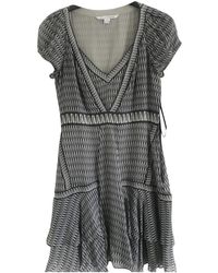 Diane von Furstenberg Seide Mini kleid - Grau