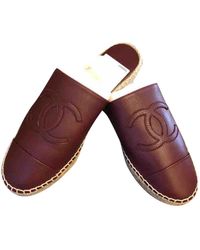 Chanel Leder Espadrilles - Mehrfarbig