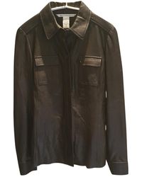 Diane von Furstenberg Leder Tops - Schwarz