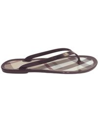 Burberry Flip Flops - Black