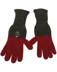 Moncler Gants en Laine Rouge