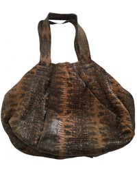 Diane von Furstenberg Echse Handtaschen - Braun