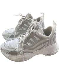 Sandro Astro Leder Sneakers - Weiß