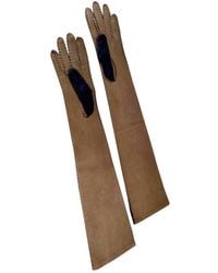 Marni Guanti lunghi in Pelle - Marrone