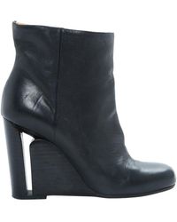 Maison Margiela Boots \N en Cuir Noir - Multicolore