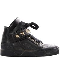 Givenchy Baskets en Cuir Noir