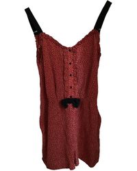 Sandro Seide Jumpsuits - Rot