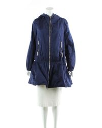 Moncler Mantel en Polyester Marine - Bleu
