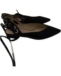 Sandro Leder Ballerinas - Schwarz