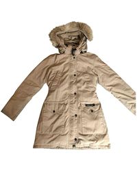 Canada Goose Beige Synthetic Coat - Natural
