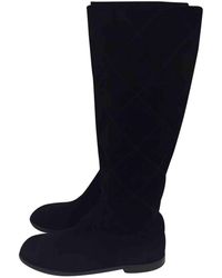 Chanel Stiefel - Blau