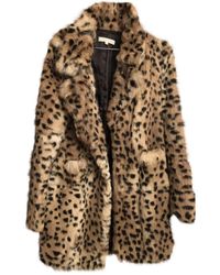 Sandro Fall Winter 2018 Kaninchen Mäntel - Mehrfarbig