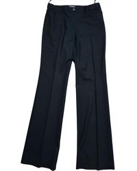 Chanel Pantaloni tailleur in Lana - Blu