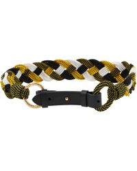 Diane von Furstenberg Leinen gürtel - Gelb