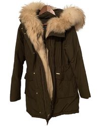 Woolrich Mantel en Polyester Kaki - Multicolore