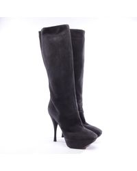 Marni Stivali in Pelle - Grigio