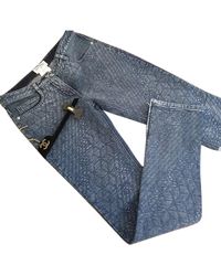 Chanel Jeans en Coton - elasthane Bleu - Multicolore