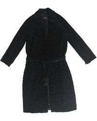Max Mara Black Wool Coats