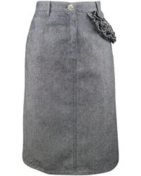 Chanel Halblang Rock - Blau