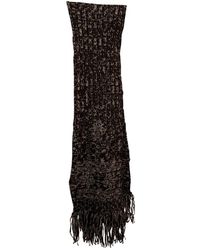 Chanel Bufanda de Lana - Negro