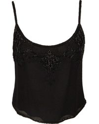 Valentino \n Black Cotton Top