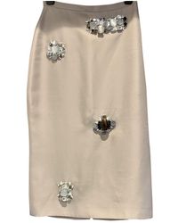 Burberry Silk Mid-length Skirt - Multicolour