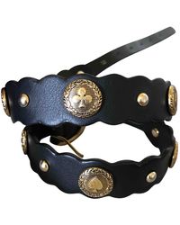 Sandro Leder Gürtel - Blau