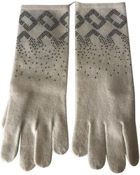Diane von Furstenberg Kaschmir Handschuhe - Weiß