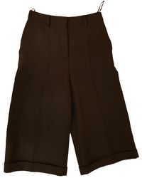 Valentino \n Black Wool Trousers