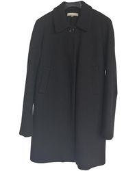 Sandro Black Viscose Coats