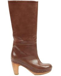 Marni Stivali in Pelle - Marrone