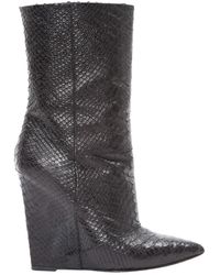 Giuseppe Zanotti Boots \N en Python Noir